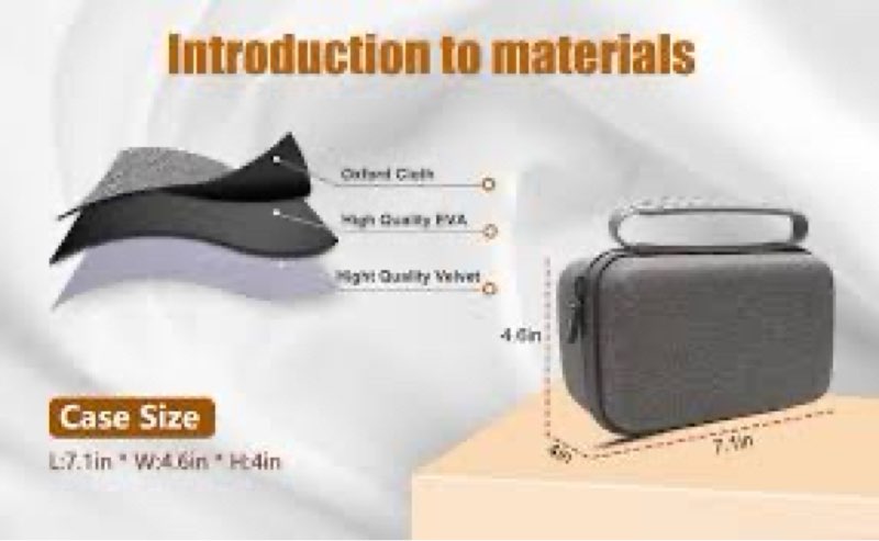 LTGEM Hard Case Fits for AnkerWork S600 All-in-One Speakerphone, Protective Carrying Storage Bag (Ca