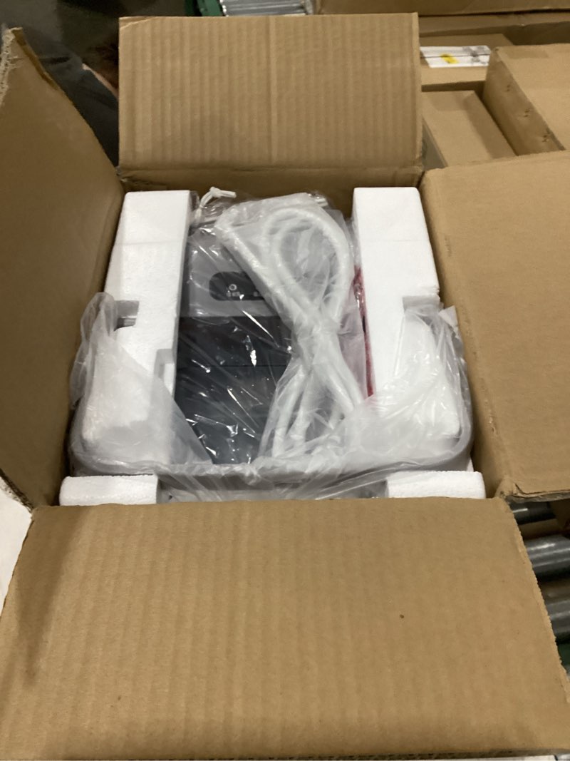 Condition photo showing New/Like New for vivohome electric portable compact countertop automatic ice cube maker machine with handle hand scoop 10 ice bags and self cleaning function 26lbs/day silver, vh1245us