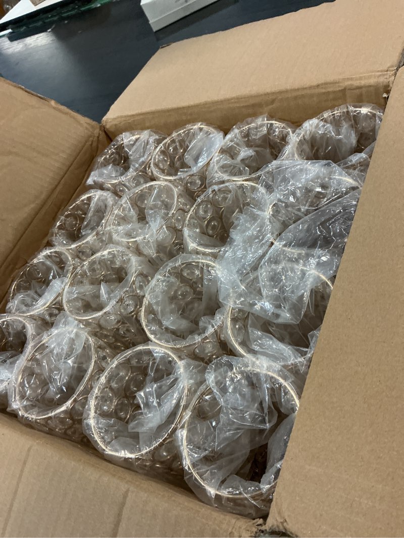 Condition photo showing Good Condition for dandat 16 pcs crystal flower vase table centerpieces 10.24 inch tea light candle holders wedding crystal cylinder flower vases for table room home wedding party events decor (gold)