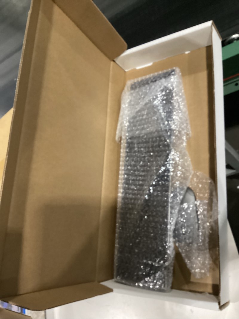 Condition photo showing As Is for Amazon Basics Ultra Premium Wireless Keyboard and Mouse Combo - Rechargeable, Ultra Slim Design, Quiet, Full Size, Number Pad, Unifying Receiver, Black QWERTY