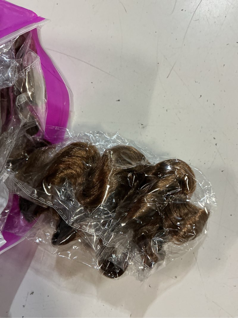 Condition photo showing New/Like New for 8packs curly crochet hair boho ocean wave crochet hair 18inch pre looped crochet hair for black women pre twisted bench curl crotchet hair (33/27, 18inch) 33/27 18 inch