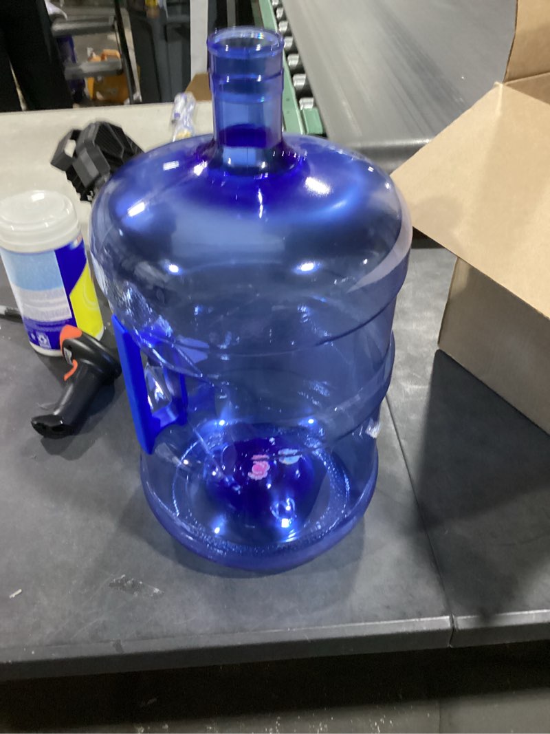 Condition photo showing Good Condition for 5 gallon plastic water bottle reusable bpa free made in usa