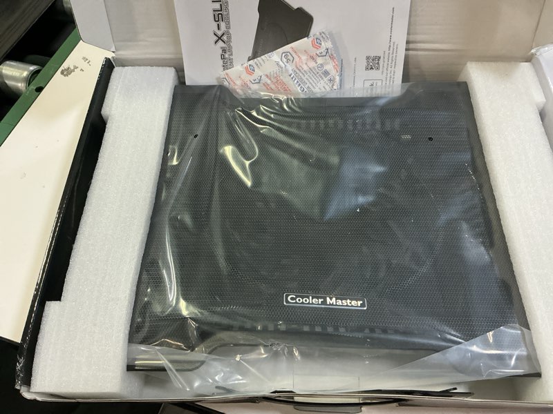 Condition photo showing New/Like New for Cooler Master NotePal X-Slim Ultra-Slim Laptop Cooling Pad with 160mm Fan (R9-NBC-XSLI-GP),Black X-Slim up to 17" laptops