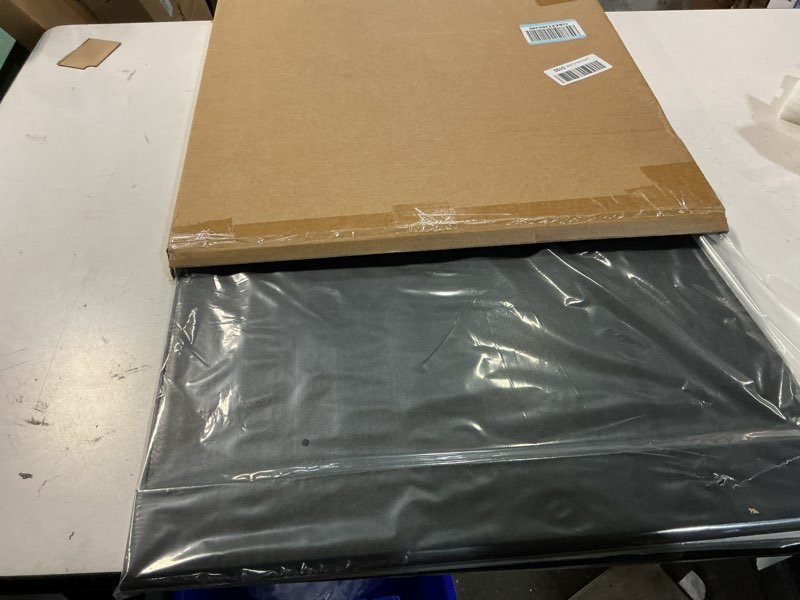 Condition photo showing Good Condition for 34" x 20" leather desk blotter with side rails for writing leather executive desk pad protector desk mat for office home workplace black black 34" x 20"