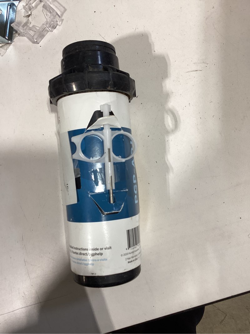 Condition photo showing As Is for hunter pgp 3.93 in. h adjustable rotor pop-up sprinkler