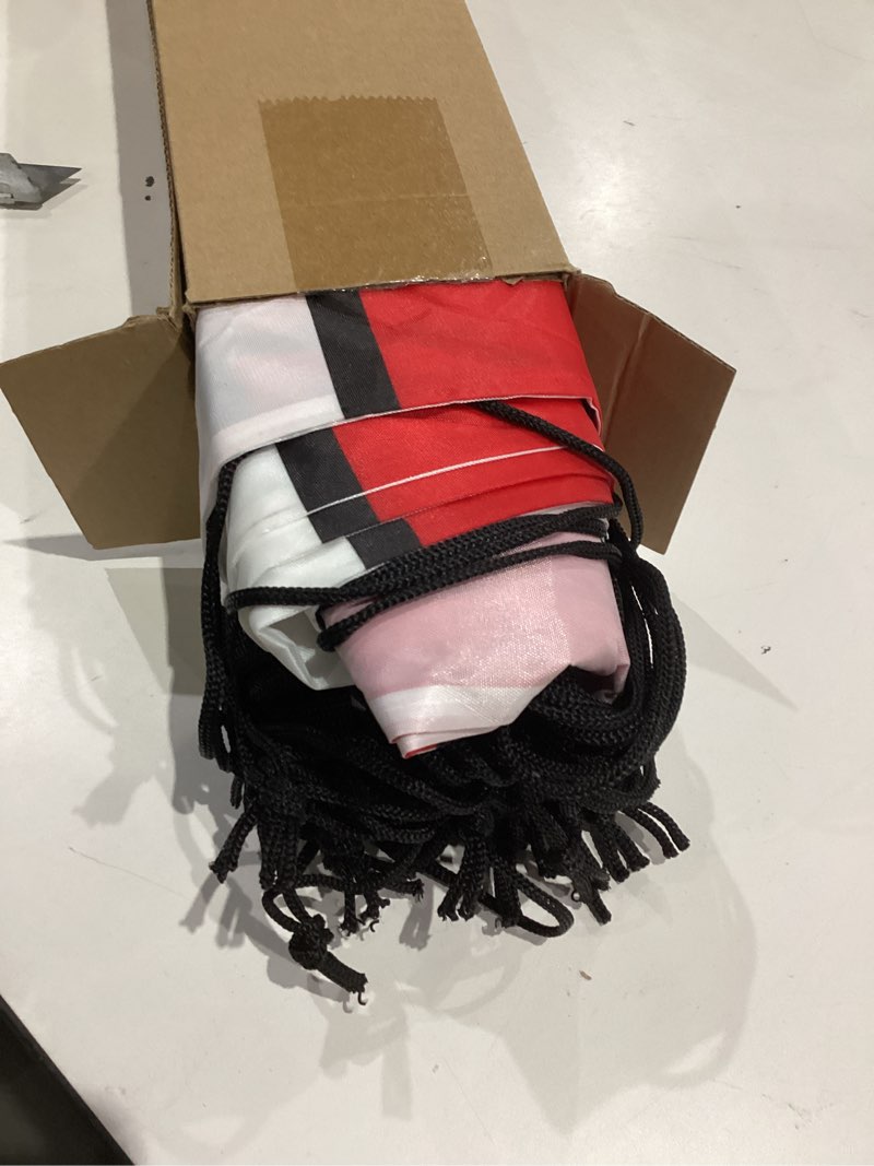 Condition photo showing Good Condition for sanwuta 36 pcs 12 x 10 in cartoon animation backpack red white party candy drawstring bags cartoon party supplies for game