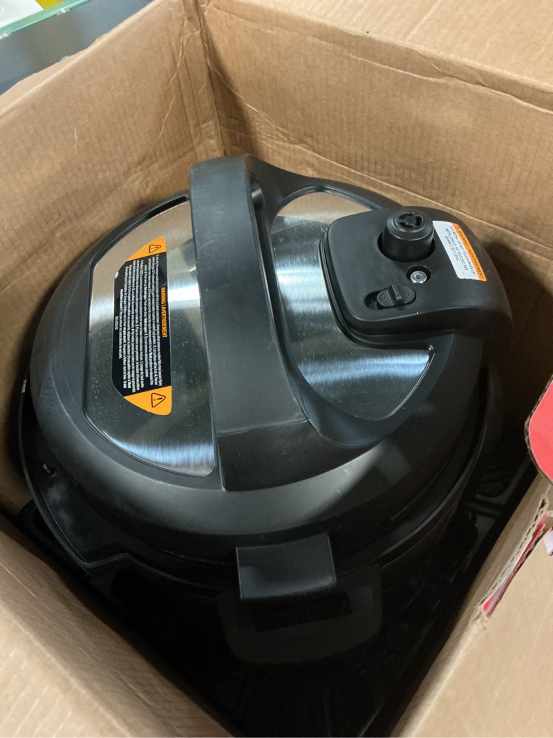 Condition photo showing As Is for Instant Pot Duo 7-in-1 Electric Pressure Cooker, Slow Cooker, Rice Cooker, Steamer, Sauté, Yogurt Maker, Warmer & Sterilizer, Includes App with Over 800 Recipes, Stainless Steel, 8 Quart 8 Quarts