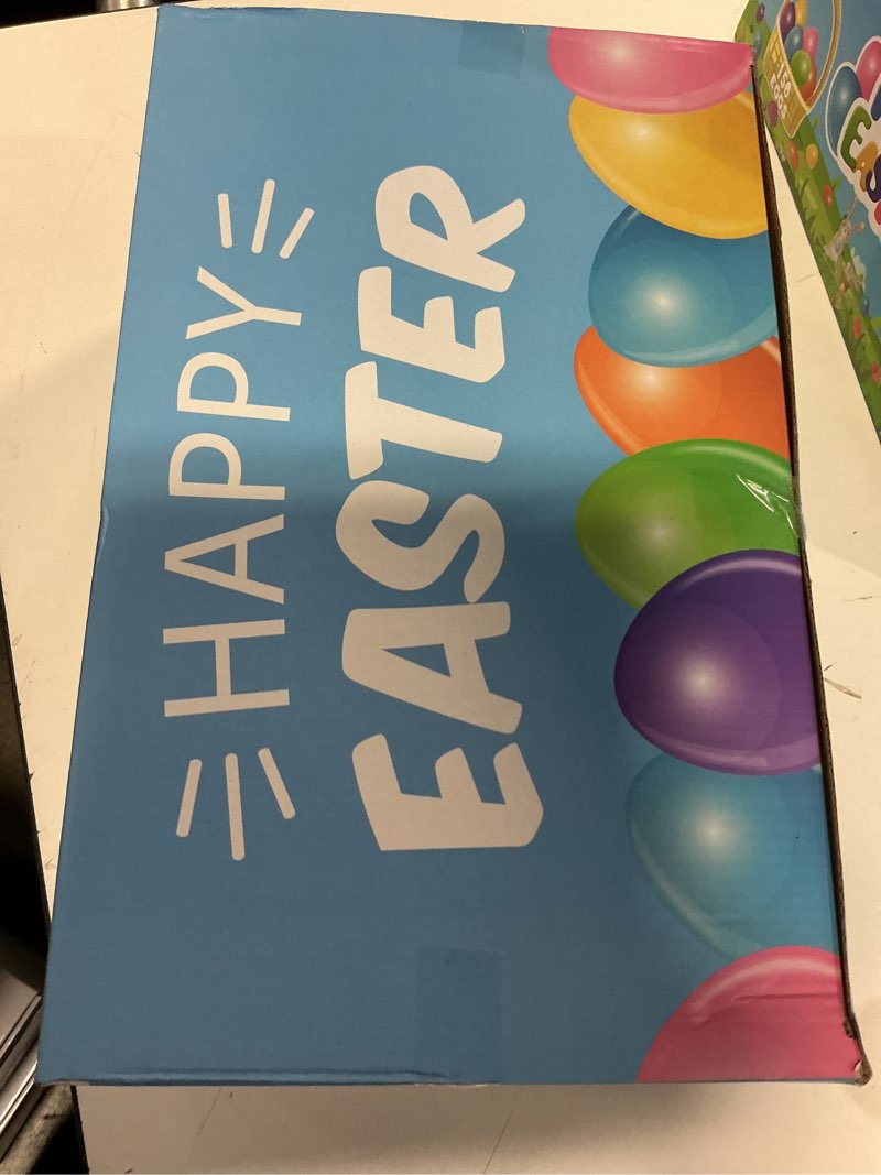 Condition photo showing New/Like New for 150 pack 3.1" fillable easter eggs with 6 surprise gold eggs, colorful plastic eggs for easter egg hunts, basket stuffers fillers, party favors, classroom rewards prizes for kids toddlers boys girls 150 pack 3.1 inch eggs