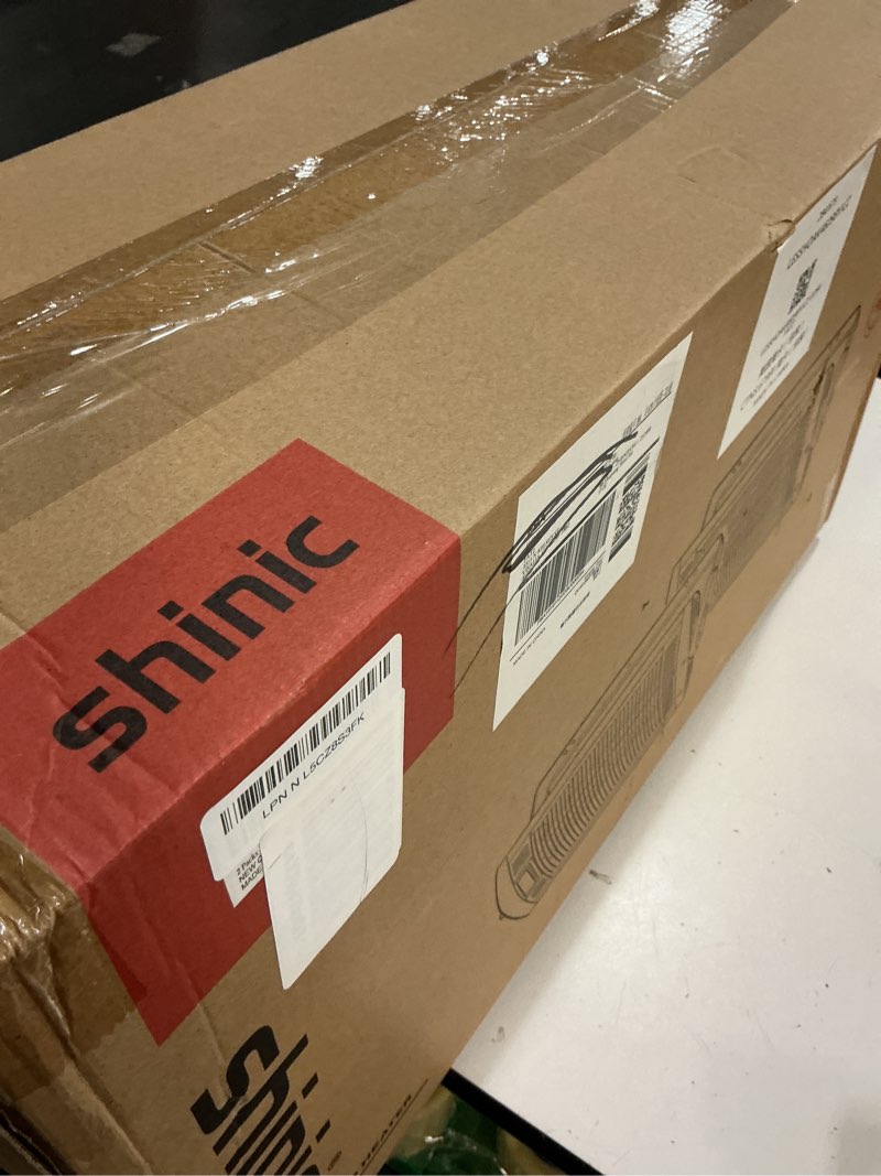 Condition photo showing Good Condition for Shinic 2 Packs Electric Garage Heaters, 1500W/750W Ceiling Mounted Heater Radiant Heaters with Halogen Light, 90 Degree Rotation, 5 Mode Settings, Space Heater for Garage, Shop, Large Room and Patio