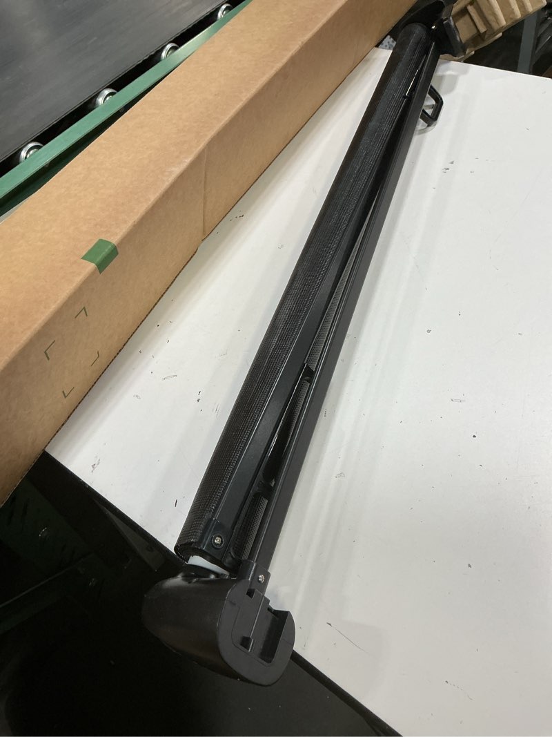 Condition photo showing As Is for cardinal gates retg retractable baby gate - mesh retractable dog gate - extends up to 55 inches wide - 36 inches tall - black