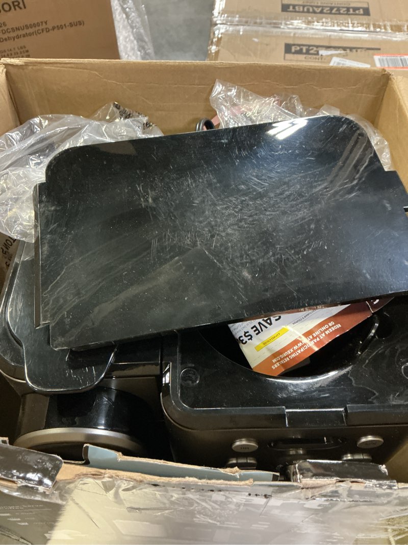 Condition photo showing As Is for Cuisinart 12-Cup Coffee Maker, Single-Serve Brewer Glass Carafe, Automatic Hot & Iced Coffee Machine, Brew Strength Control and Brew Pause, SS-16BKS, Black Stainless Steel