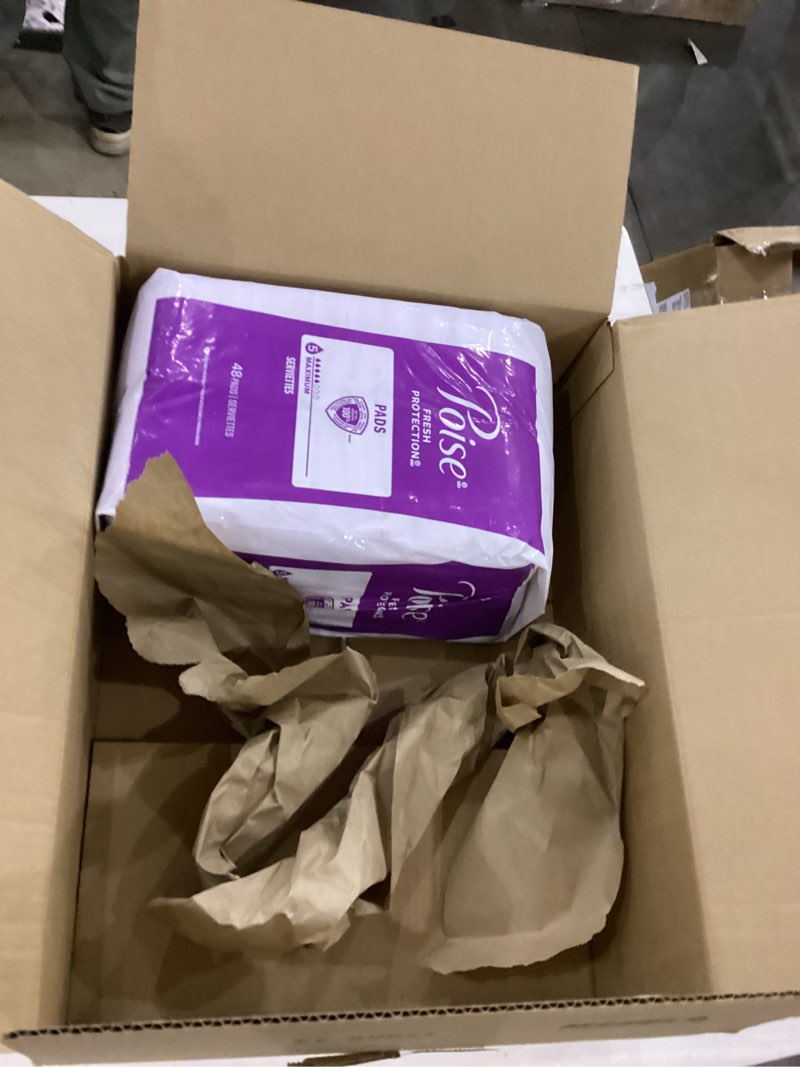 Condition photo showing New/Like New for Poise Incontinence & Postpartum Pads for Bladder Leaks, 5 Drop Maximum Absorbency, Regular Length, 96 Count, Packaging May Vary