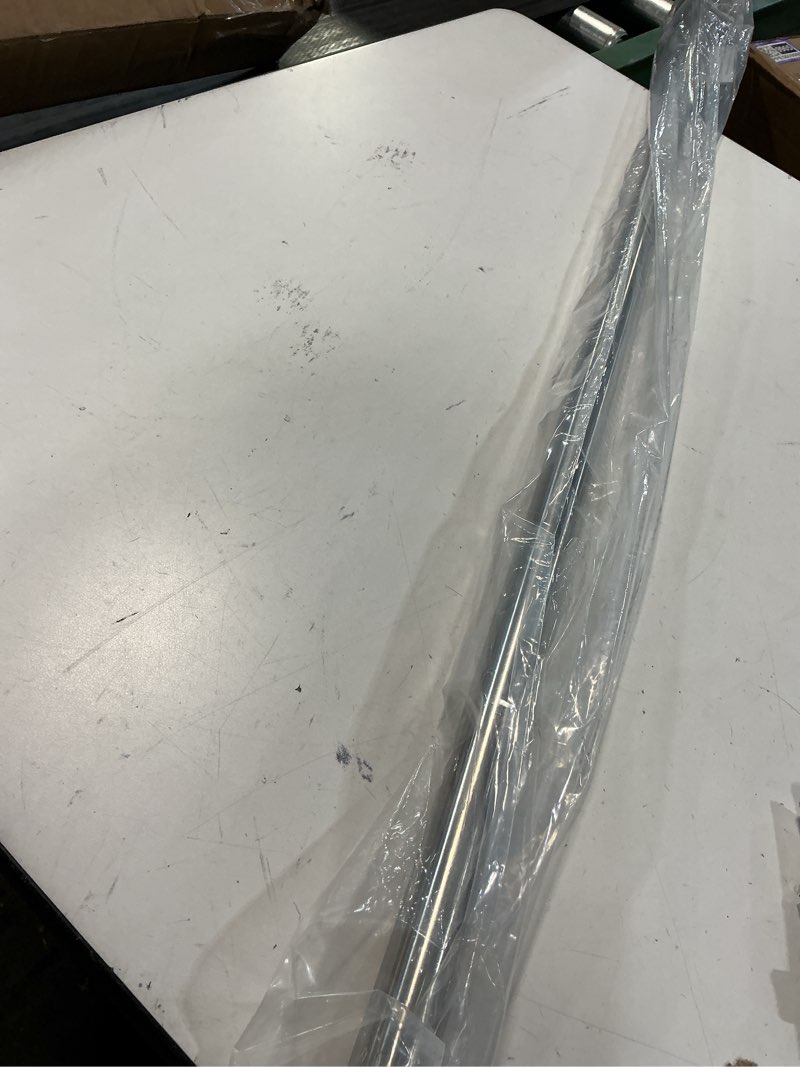 Condition photo showing Good Condition for shower curtain rod tension- never rust no drill non-slip spring tension shower rod, 43-73 inches 304 stainless steel, brushed nickel 43-73 inches brushed nickel