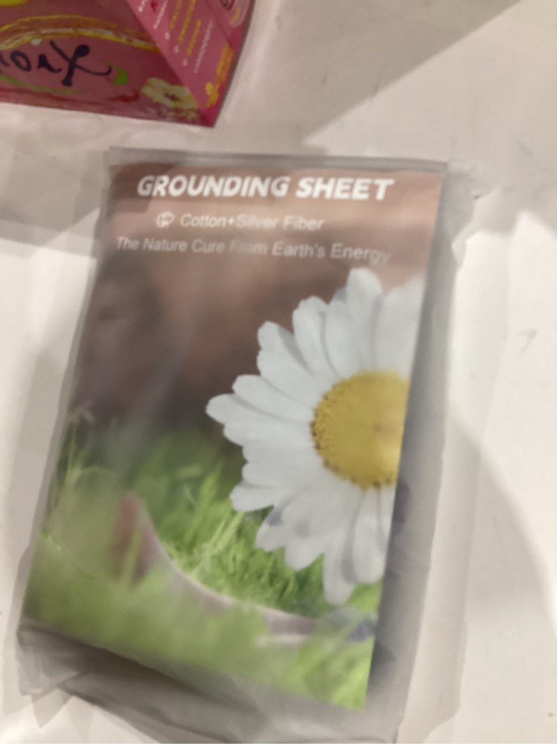 Condition photo showing New/Like New for Grounding Sheets King Size, Grounding Bed Sheets 76x80 Inch with Grounding Cord for Sleep Wellness, Grey Gray King