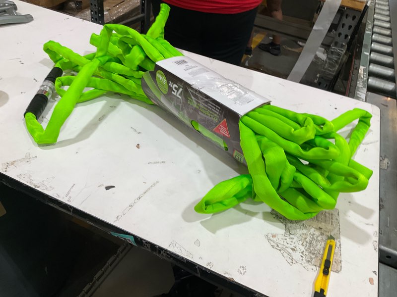 Condition photo showing As Is for zero-g pro teknor apex 3/4-in x 75-ft contractor-duty kink free woven green coiled hose