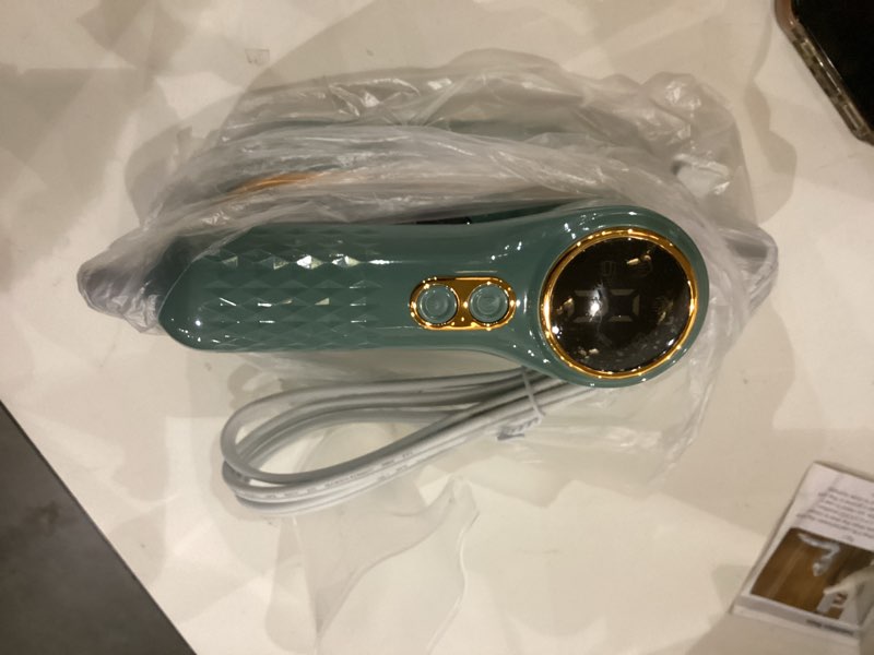 Condition photo showing As Is for Portable Travel Steamer, 1200W Handheld Fabric Steamer for Clothes, 4 Modes with LCD Display, Powerful Wrinkle Remover for Home & Travel, 150ml Water Tank, 10S Fast Heat-Up, 180° Swivel Handle, Green