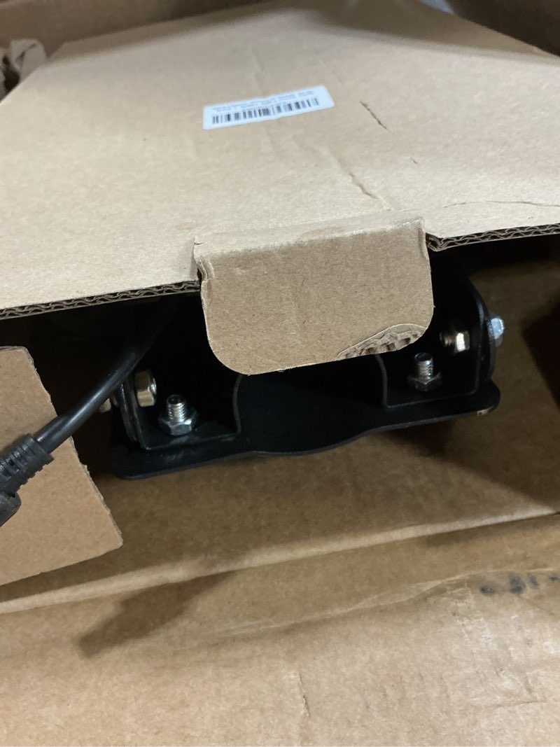 Condition photo showing As Is for solar street light 100w