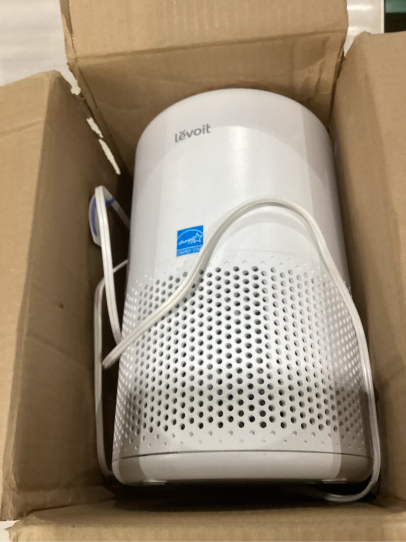 Condition photo showing Good Condition for levoit air purifiers for bedroom home dorm, aham verified, 3-in-1 filter cleaner with aroma pad, filters smoke, allergens, pet dander, odor, dust, office, desktop, core mini-p, white white core mini