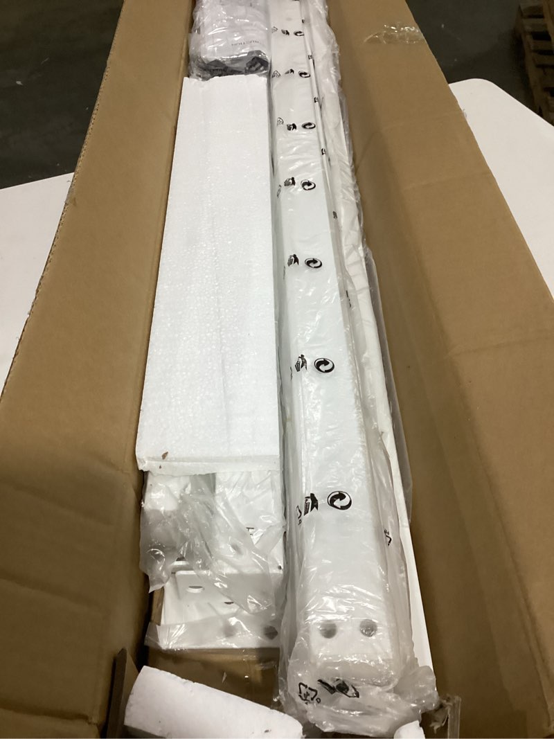 HQU 14 Inch Twin Size Bed Frame with Metal Gaskets, No Box Spring Needed, DIY Headboard, Heavy Duty 