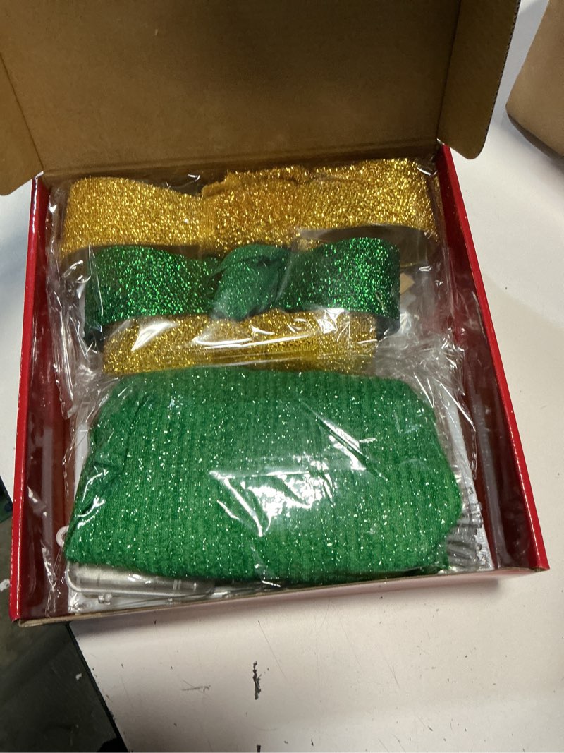 Condition photo showing New/Like New for st patricks day decorations, 3 sets adjustable led gold and green decor boxes with shamrock & horseshoe for irish-themed party indoor outdoor home room decor (st patricks day)