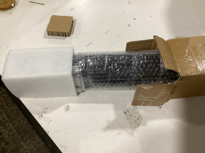 Condition photo showing New/Like New for 100% Blackout Roller Shades Cordless Blinds for Indoor Windows,Free-Stop Window Shades Pull Down,Thermal Insulated Fabric UV Protection,Blackout Window Guard Blinds for Home,Office,Black,23" W x 72" H Black 23"W x 72"H