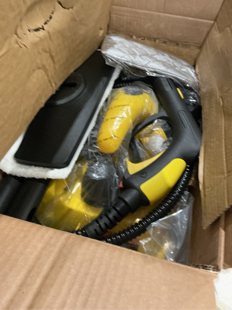 Condition photo showing Good Condition for steam cleaner machine lampblack car upholstery carpet floor steamer cleaning