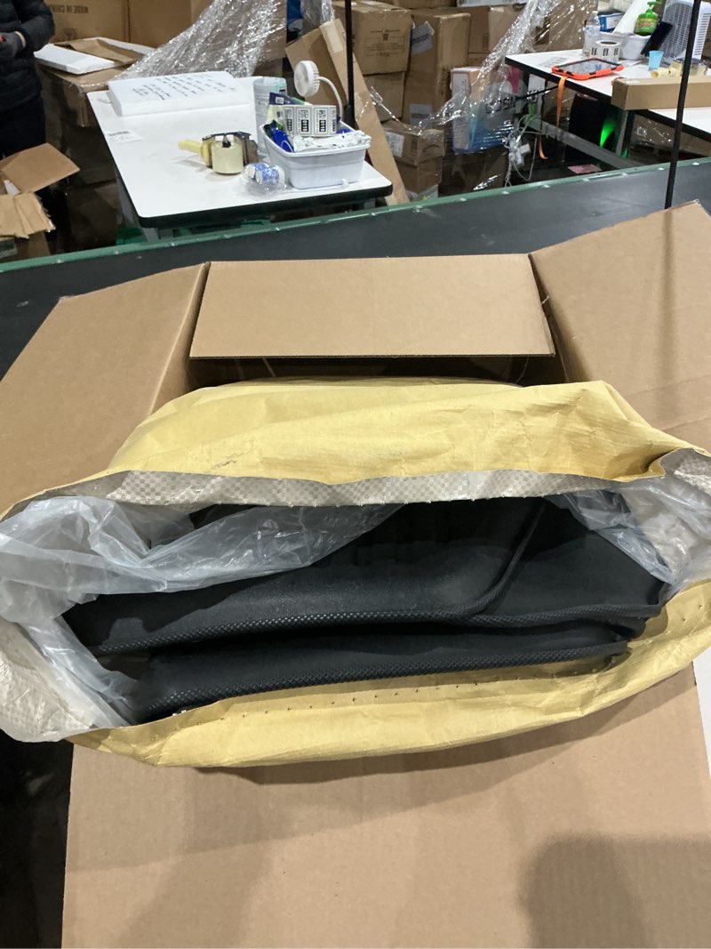 Condition photo showing As Is for kust all weather floor mats for 2018-2024 volkswagen tiguan, custom fit floor liners for vw tiguan accessories 1st & 2nd row high edge non-slip