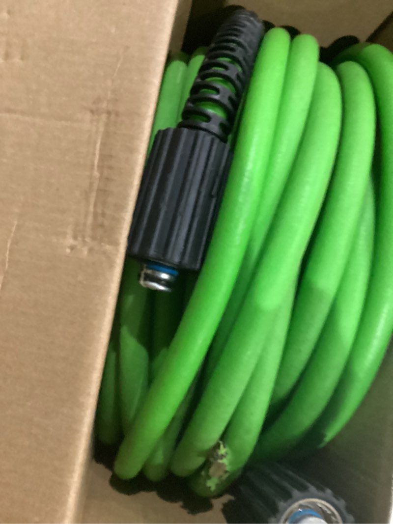 Condition photo showing As Is for pwaccs pressure washer hose for power washer – 3600 psi kink resistant pressure washing extension hose 50 ft x 1/4" – universal electric power wash hose for replacement – compatible with m22 fittings 50 ft/standard fittings