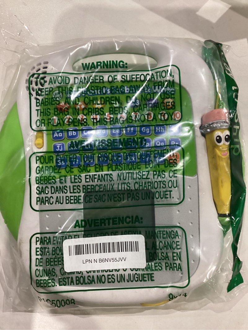Condition photo showing As Is for leapfrog mr. pencil's scribble and write, green green standard packaging