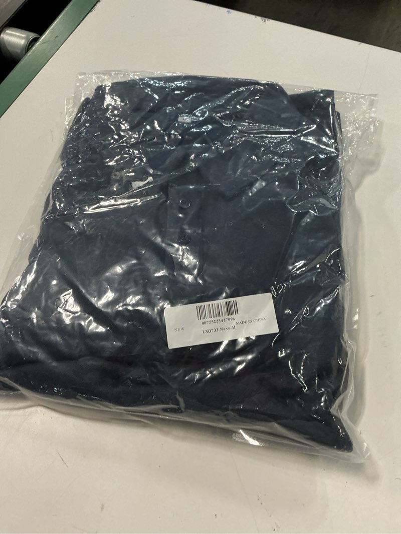 Condition photo showing New/Like New for (size m)thrilos mens polo shirts long sleeve golf polo sweatshirts casual button up shirts golf tops