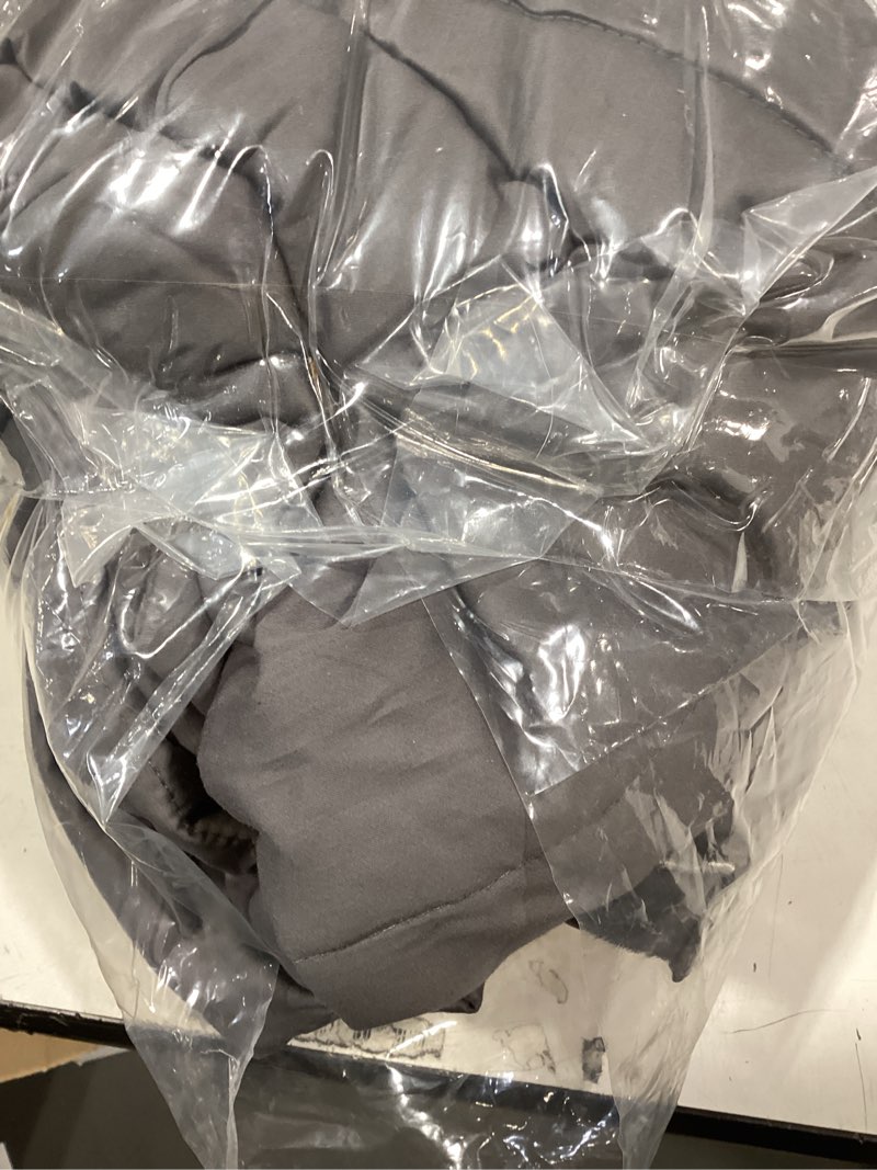 Condition photo showing Good Condition for sunflower full size steel gray comforter lightweight down alternative filling 100% cotton shell bedding full comforter blanket for hot sleepers with corner tabs soft breathable machine washable full steel gray / thin