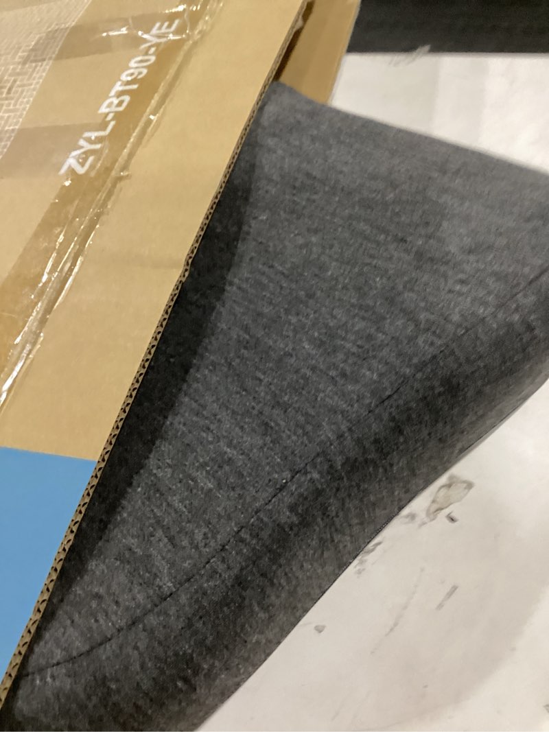 Condition photo showing As Is for Memory Foam Seat Chair Cushion for Relieves Back Sciatica Pain Tailbone Pain Coccyx Degenerating Disc Orthopedic Osteoarthritis Prostate Cushion Low Back Pain Cushion Hip Shaping (Dark Gray)