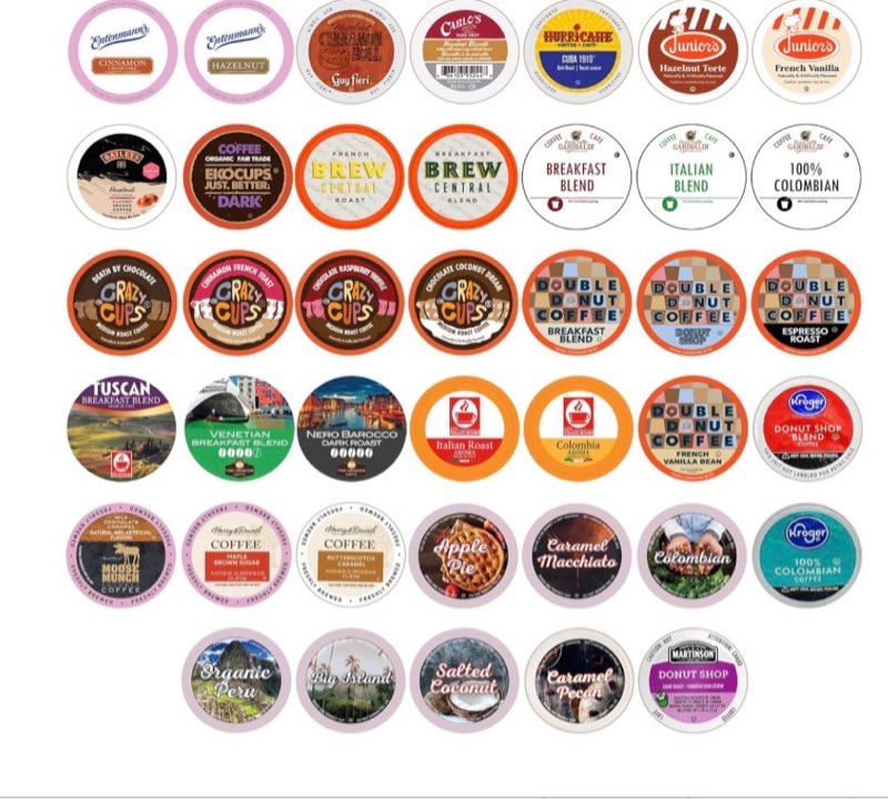 BBD:12/2025- Coffee Variety Sampler, Including Dark Roast, Medium Roast, & Flavored Coffee Pods Variety Pack for 