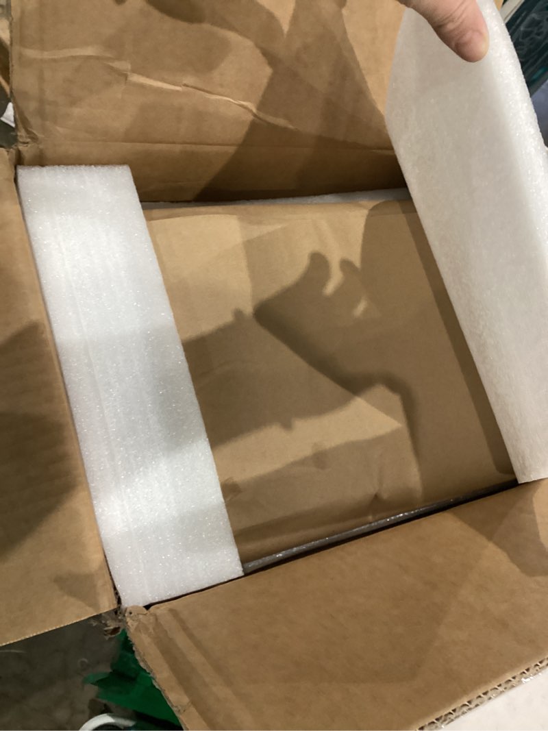 Condition photo showing New/Like New for Solid Wood Dual Monitor Stand Riser – 43" Walnut Desk Shelf for 2 Monitors with Tray & Wool Felt, Organizer for Desktop, Laptop and Office (Solid Walnut)