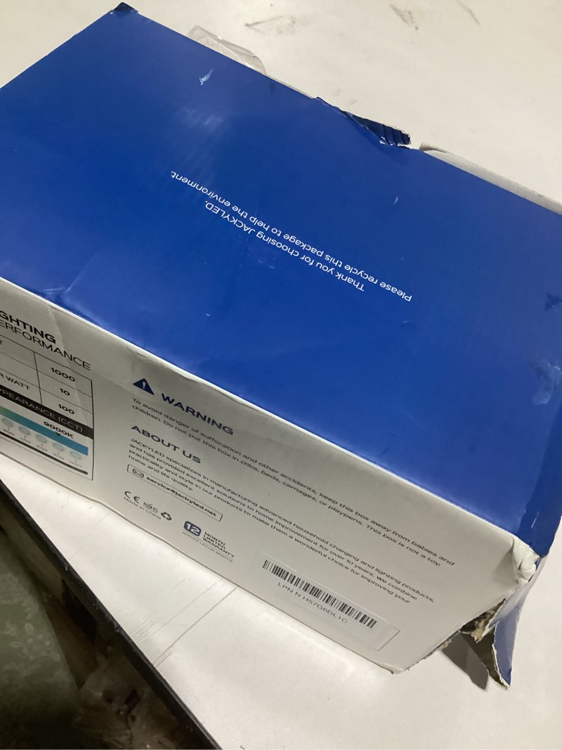 JACKYLED Solar Lights Outdoor 299 LED 1000 Lumens Bright Solar Wall Spotlight with 4000mAh Battery I