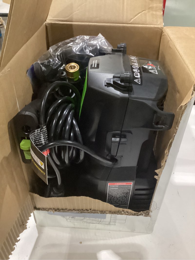 Condition photo showing As Is for cleaning machine, not tested