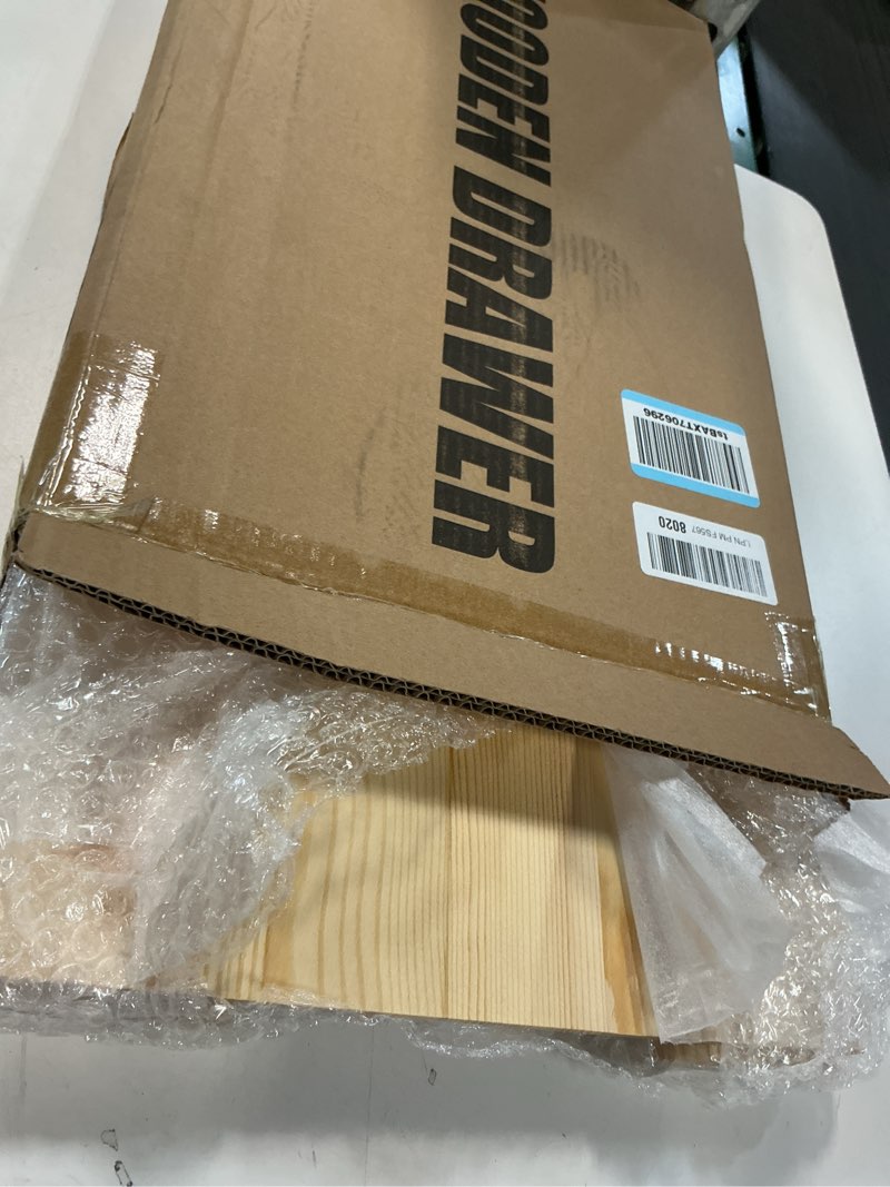 Condition photo showing Good Condition for Pull Out Cabinet Organizer, Soft Close Wooden Slide Out Drawers for Pots and Pans, Full-extension Roll Out Shelves for Kitchen Cabinets, Pantry Organization, Bottom & Side Mount(15"W X 21"D x 3.4''H) 15"W-21"D(1Pack)