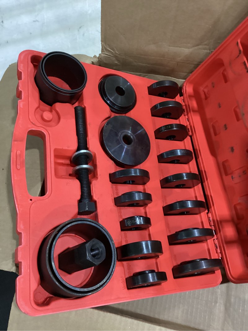 fwd front. wheel drive bearing removal adapter tool puller pulley kit 23pcs sw