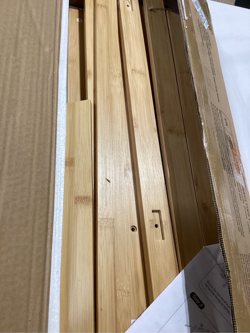 BAMBOOHOMIE Bamboo Plant Stand Indoor, 2 Tier Plant Table for Indoor Plants, Window Tall Plant Bench