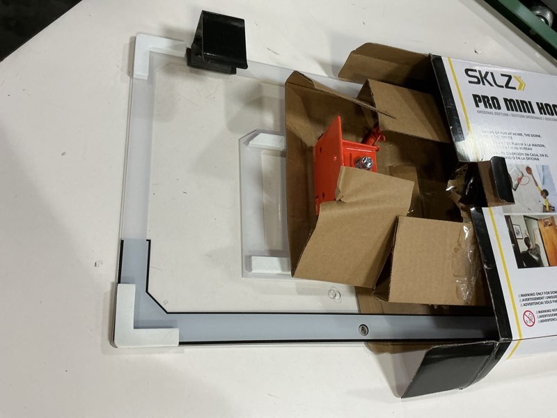 Condition photo showing Good Condition for SKLZ Pro Mini Indoor Basketball Hoop - Over The Door – Portable - Great For Home, Dorms, Offices, and Gifts