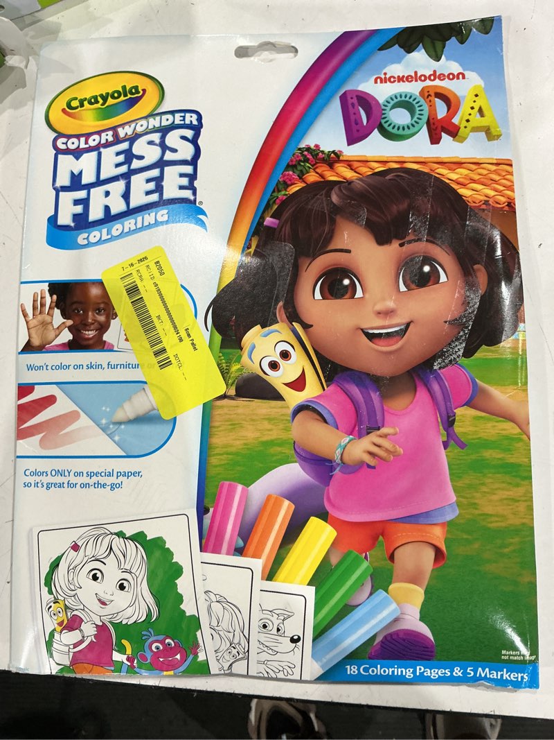 Condition photo showing Good Condition for crayola color wonder foldalope dora