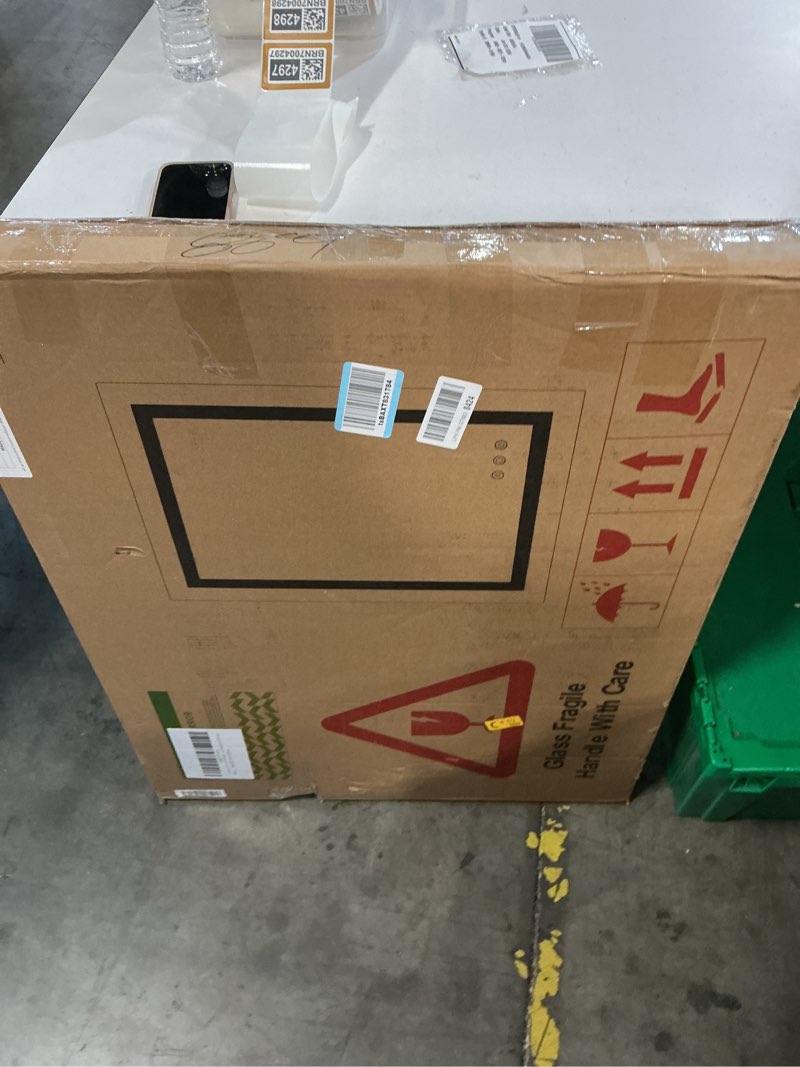 Condition photo showing New/Like New for 32x24 led bathroom mirror with lights led mirror for bathroom smart vanity makeup mirror,anti-fog,stepless dimmable with adjustable color,touch switch,memory function,shatterproof design front light 32"l x 24"w