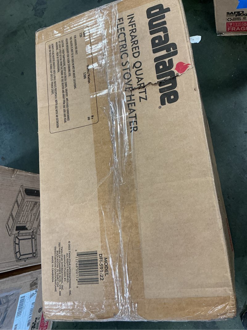 Condition photo showing New/Like New for duraflame Infrared Quartz Electric Stove Heater - DFI-591-22 - Taupe