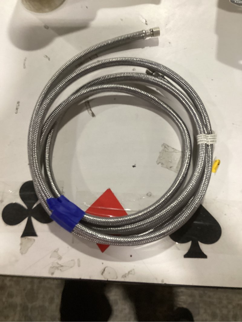 Condition photo showing Good Condition for EASTMAN 10-ft 1/4 -in Compression Inlet x 1/4 -in Compression Outlet Stainless steel Ice maker