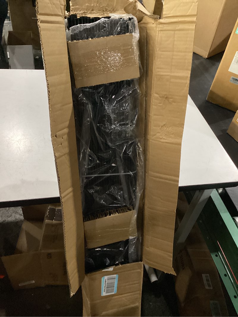 Condition photo showing Good Condition for 20 pack garden fence post, 5 feet heavy duty metal u-post for wire fence, no dig garden fence stakes for temporary fencing, electric fence wire, corner anchor, and more-black 5ft-20pcs black