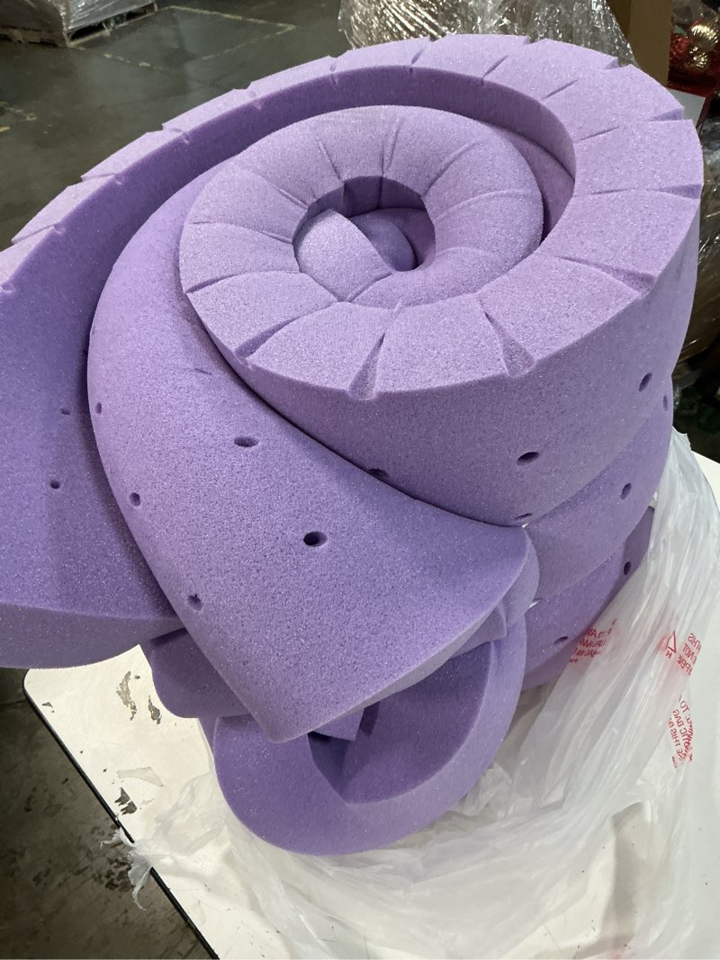 Condition photo showing As Is for BDEUS 1.5 inch Mattress Topper, Cooling Gel Memory Foam Bed Topper for Pressure Relief and Back Pain