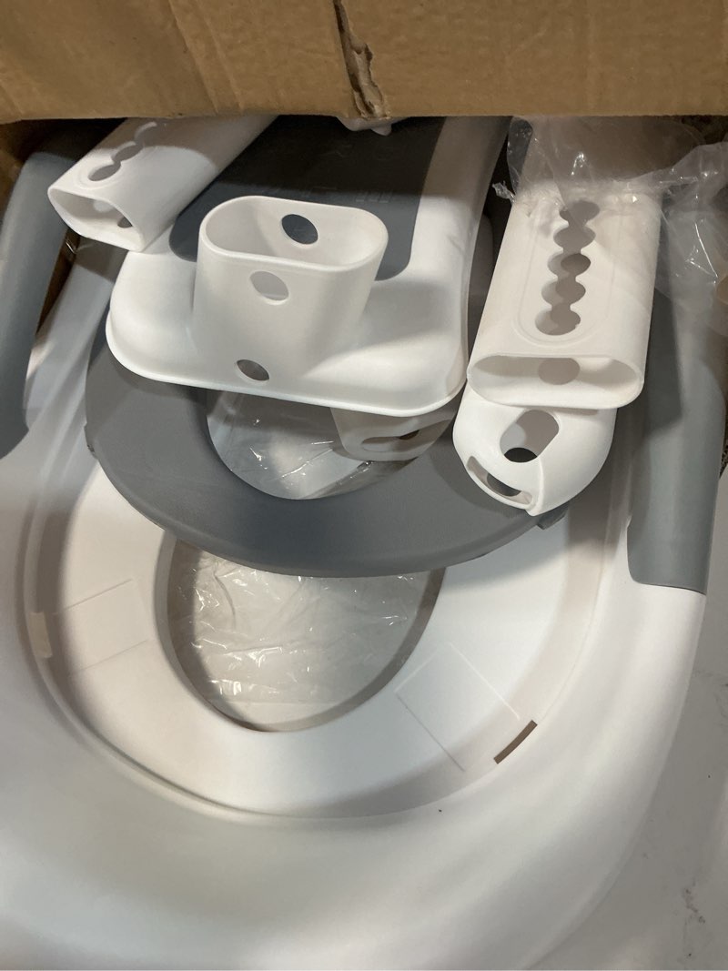 Condition photo showing Good Condition for forbena potty training toilet seat with step stool ladder, toddler kids potty seat for boys girls, non slip foldable toilet training seat with soft cushion, comfortable handles (white-grey)
