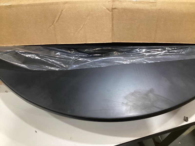 Condition photo showing As Is for flash furniture lars black 30'' round wood cocktail table with 30'' and 42'' columns