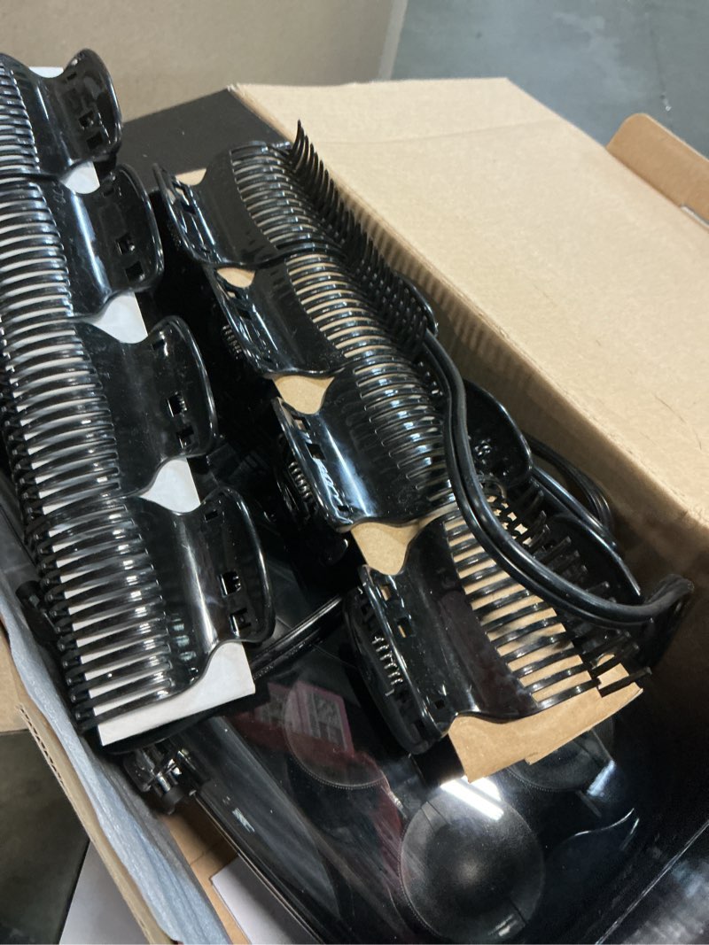 Condition photo showing Good Condition for conair hot rollers for long, medium & short hair, 12 jumbo 1 ½" heated hair rollers with clips, hot curlers for women, volume & curls, amazon exclusive, black black - amazon exclusive 1 count (pack of 1)