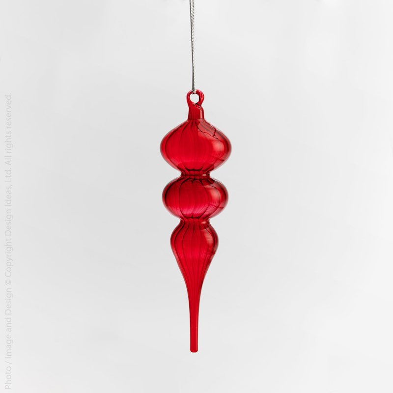  Kureina™ Mouth Blown Glass decoration (8 in.)- texxture